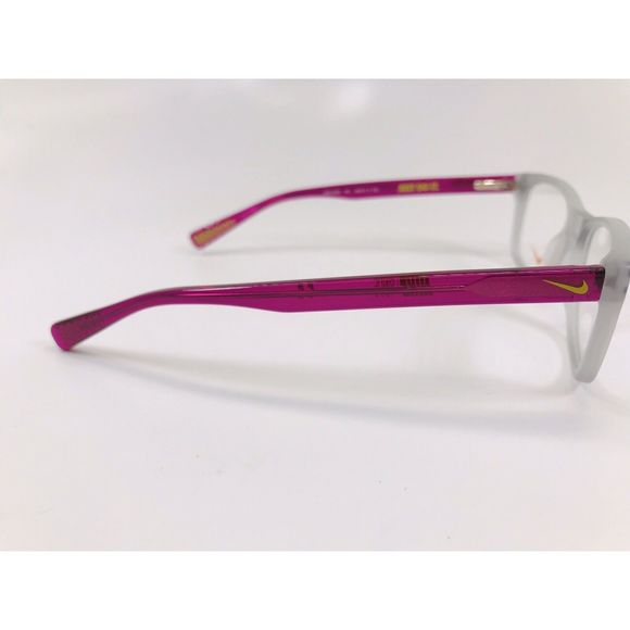 New NIKE KIDS NK5538 051 Wolf Grey & Violet Eyeglasses 46mm with NIKE Case main image 7